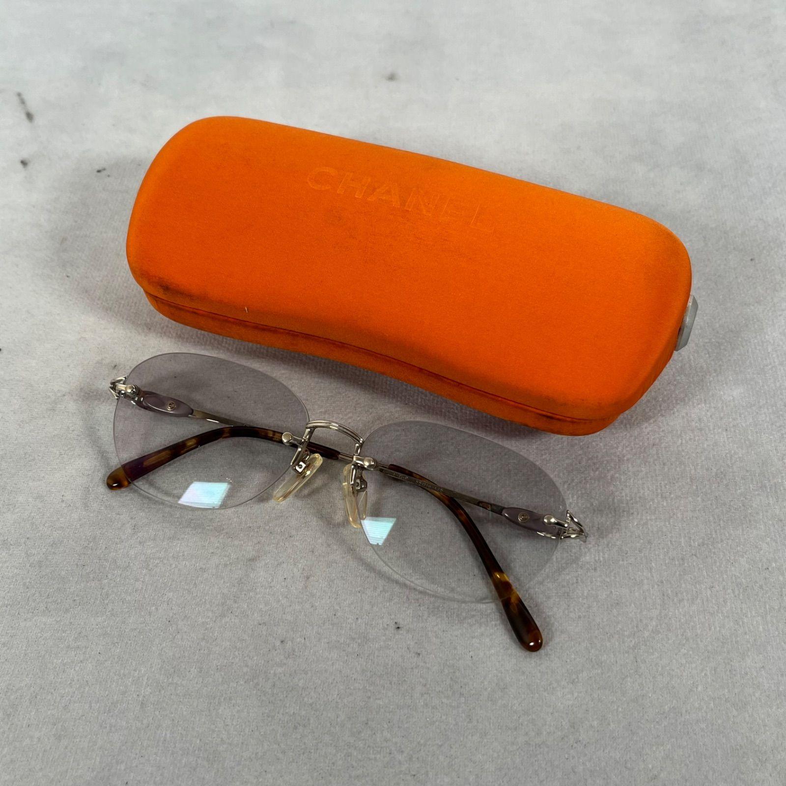Used [Tube 2606-153] CELINE CL-0901 Glasses without rim with case