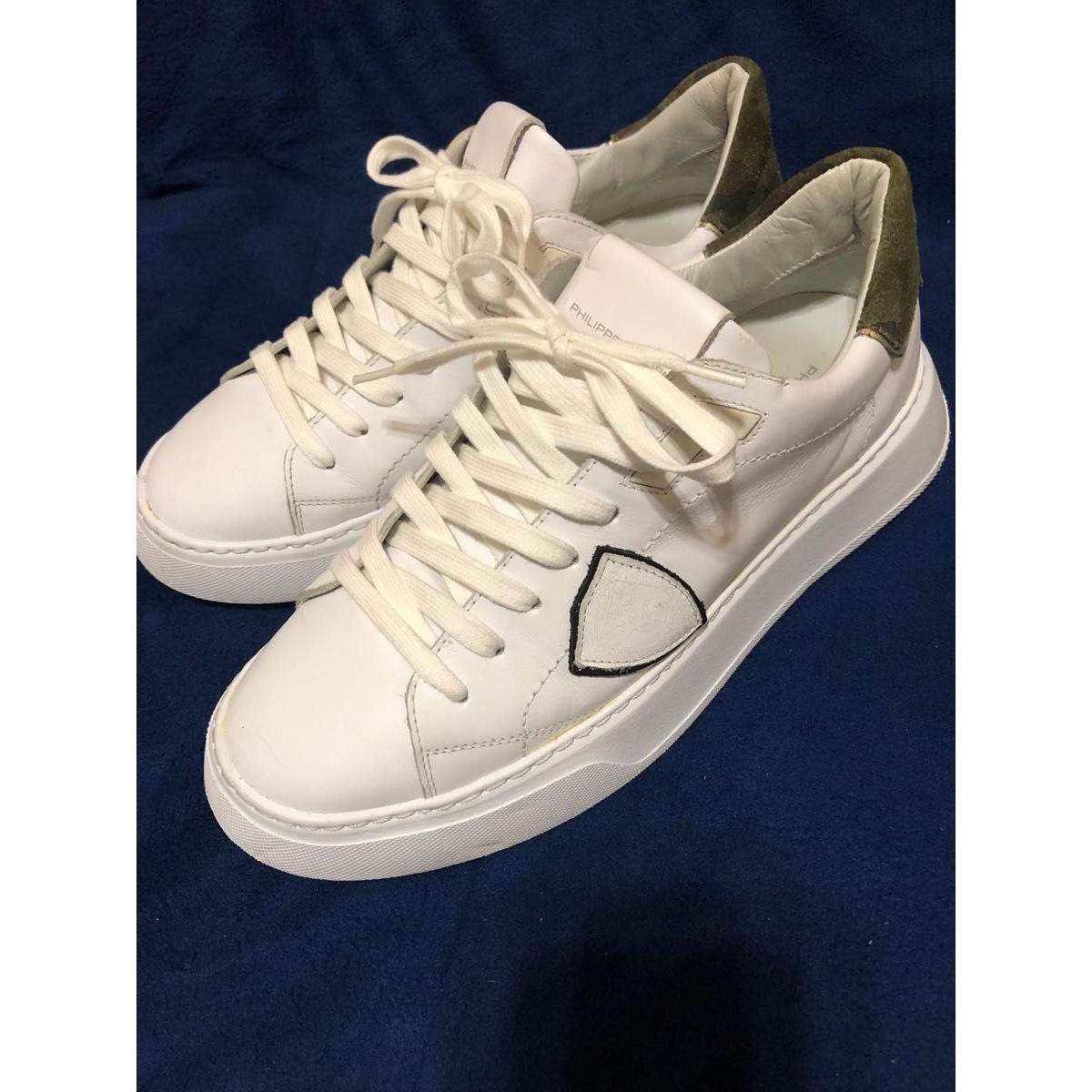 Used PHILIPPE MODEL sneakers size 41 white