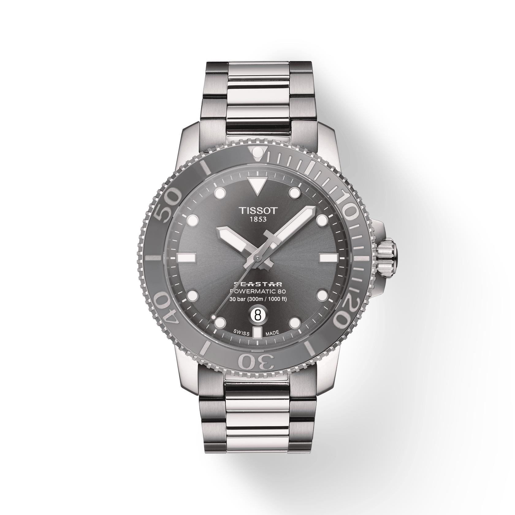 

Tissot Stainless Steel Gray Dial Men s Fashion Watch T120.407.11.081.01 сірий колір