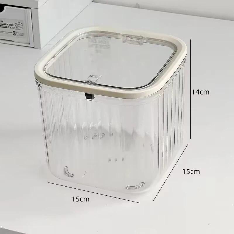 Transparent storage box, laundry bead storage box, storage container for hair rings and hair clips, desktop miscellaneous box