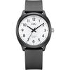 Citizen Q&Q Lightweight 10 ATM Water Resistant Simple Black Watch with Easy-to-Read Dial V52A-501VK