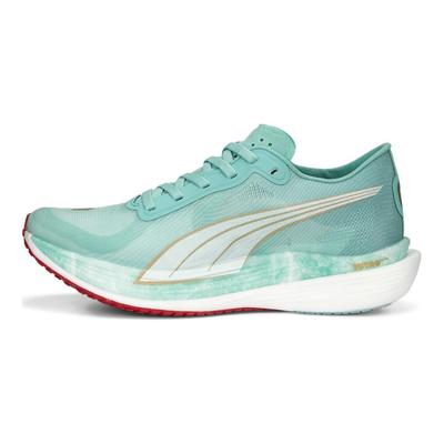 Deviate Nitro Elite 2 Comfortable Durable Breathable Low Top Running Shoes Women Sneaker Coral-Green 378722-01