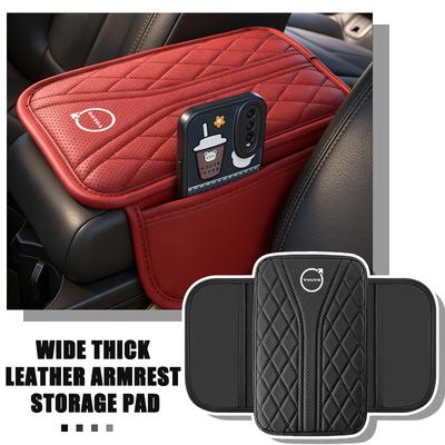 For Breathable Perforated Leather Car Armrest Pad Center Console Cushion AWD V50 S60 XC60 S40 XC40 XC90 V60 S80 S90 V90