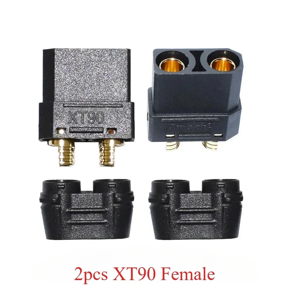 Разъем аккумулятора XT90E-M XT90E Штекер Мама Позолоченный Разъем для крепления XT90 Черная Розетка Или XT90H-F