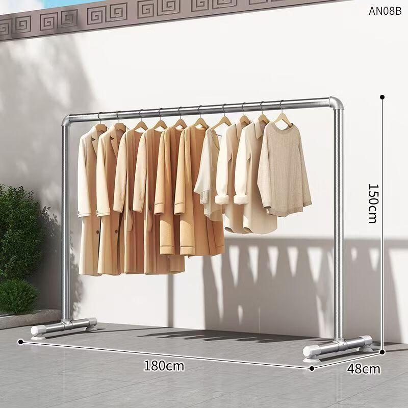 Miflame Floor-Standing Steel Clothes Drying Rack