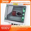 DC 1000V 1-1 PV DC Puszka Sumująca IP65 Wodoodporna Montowana na Ścianie Skrzynka Przyłączeniowa Solarna z Wyłącznikiem Izolacyjnym 32A Bezpiecznikiem Ochronnikiem Przepięć SPD