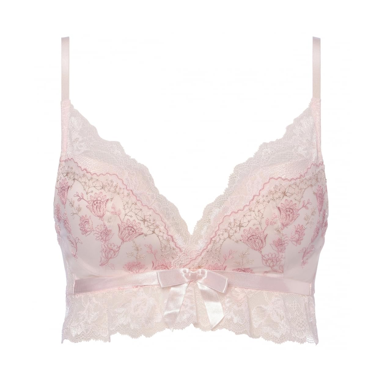 

AMOSTYLE Bralette Starry Night Fantasia M019 Available in 3 Sizes (Pink)