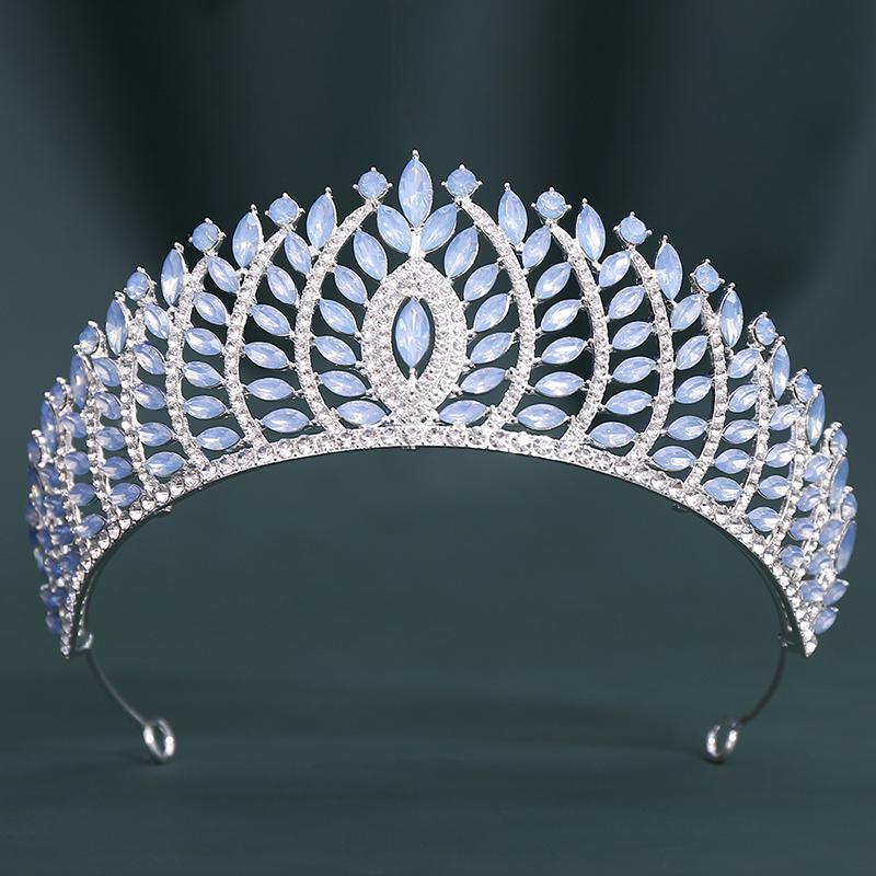 

Luxury Crystal Tiaras for Women Vintage Rhinestone Crystal Crown Hair Jewelry Wedding Crown Headdress for Party Birthday Prom