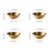 6Pcs Stainless Steels Dessert Bowls Dessert Cups Stainless Steels Thick Metal Soup Bowl Kitchen Serving Bowl Easy To Use