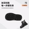Girls shoes children's princess Martin short boots 2025 new autumn and winter girls soft-soled black foreign-style small leather boots