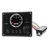 Marine Instrument Panel Multi Function 3000RPM Engine Speedometer Low Oil Pressure Water Temperature Alarm for RVs