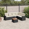 VidaXL Garden Lounge Set with Cushions 7 Pcs, Sofas with Adjustable Feet, Outdoor Furniture Set Patio Terrace, 3224138