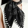 100% Mulberry Silk Exquisite Fashionable British Style Square Scarf for Women