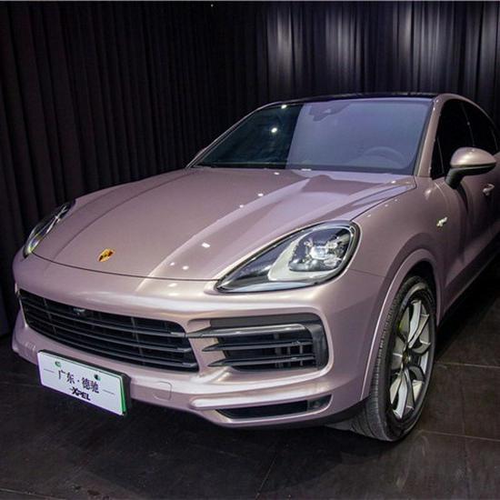 High Gloss PET Ice Strawberry Pink Car Color Change Film - Full Body Paint Protection Sticker
