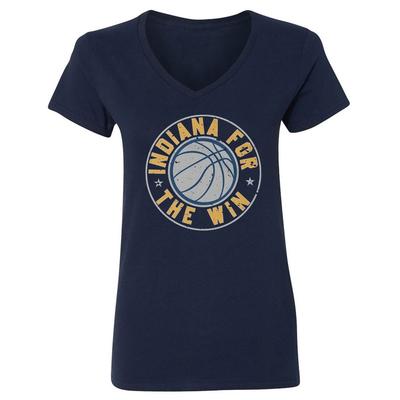 Indiana Is Coming For The Win - Basketball Support Ladies' V-Neck Tshirt Unisex T-Shirt