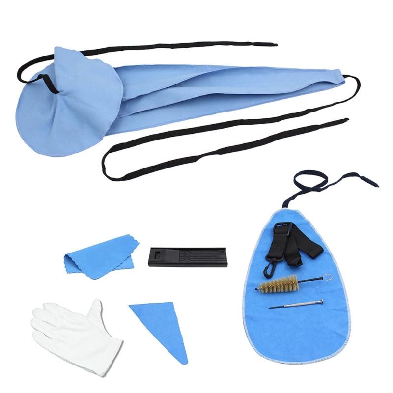 10pcs Instrument Maintenance Care Clean Cloth Cushion Reed Cases Screwdriver Kit Set for Saxophone Cleaning Maintenance