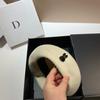Wool Beret Ins Age Reducing Rabbit Octagonal Hat Internet Celebrity Crystal Bead Versatile Painter Hat