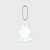 Glasses Snowman Acrylic Keychain