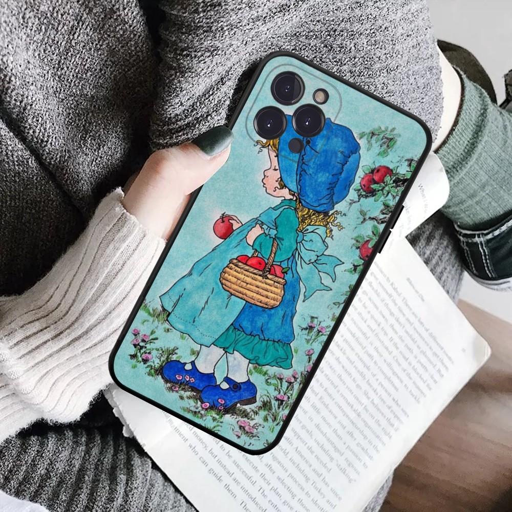 Sarah Kay Girls Phone Case For IPhone 16 15 8 7 6 6S Plus X SE XR XS 14 11 12 13 Mini Pro Max Mobile Case