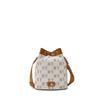 New MLB Cotton Bucket Bags Shoulder Bags Regular Women's Camel 7ACRMO24N-50CAS