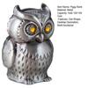Metal Owl Shaped Cash Coin Storage Container Piggy Bank Realistic Owl Kids Adults Animal Saving Jar
