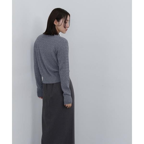 Natural Beauty Basics Mini Cable Knit Cardigan Ensemble for Women