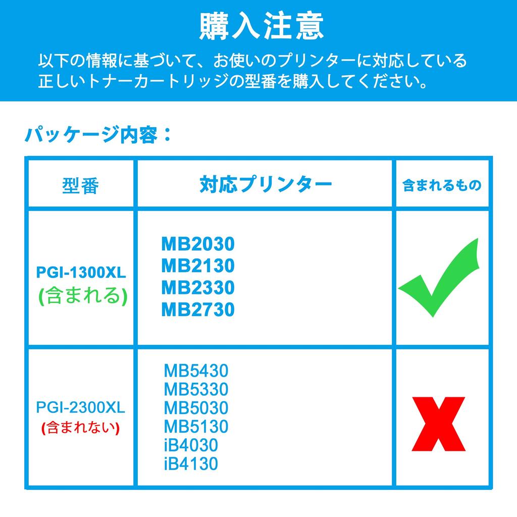 LCL Compatible Ink Cartridges for Canon and Pigment Ink Cartridges with Level Indicator and Compatible with MAXIFY and MB2730 (6-Pack) PGI-1300,