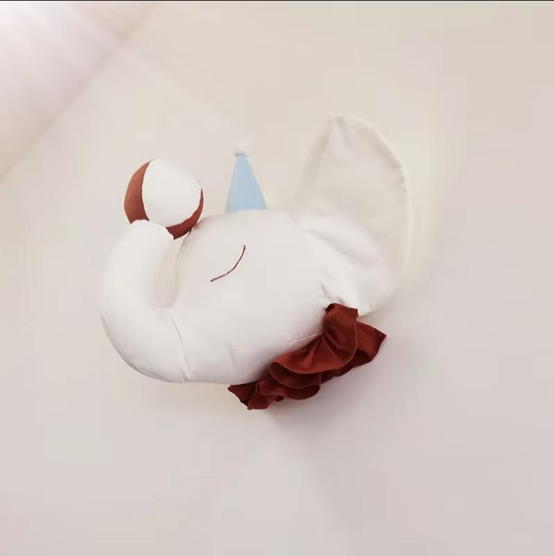 

INS Мультяшные Головы Животных Настенное Украшение 3D Украшения для Детской Комнаты Слон Лебедь Домашний Подвесной Декор Подарок