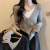 Women's Slimming Two-Piece Knit Cardigan with Inner Layer