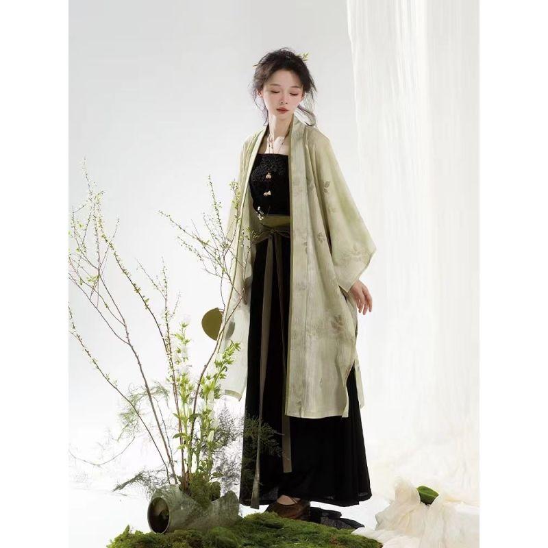 Dámský kalhotkový kostým Hanfu ve stylu čínské dynastie Song