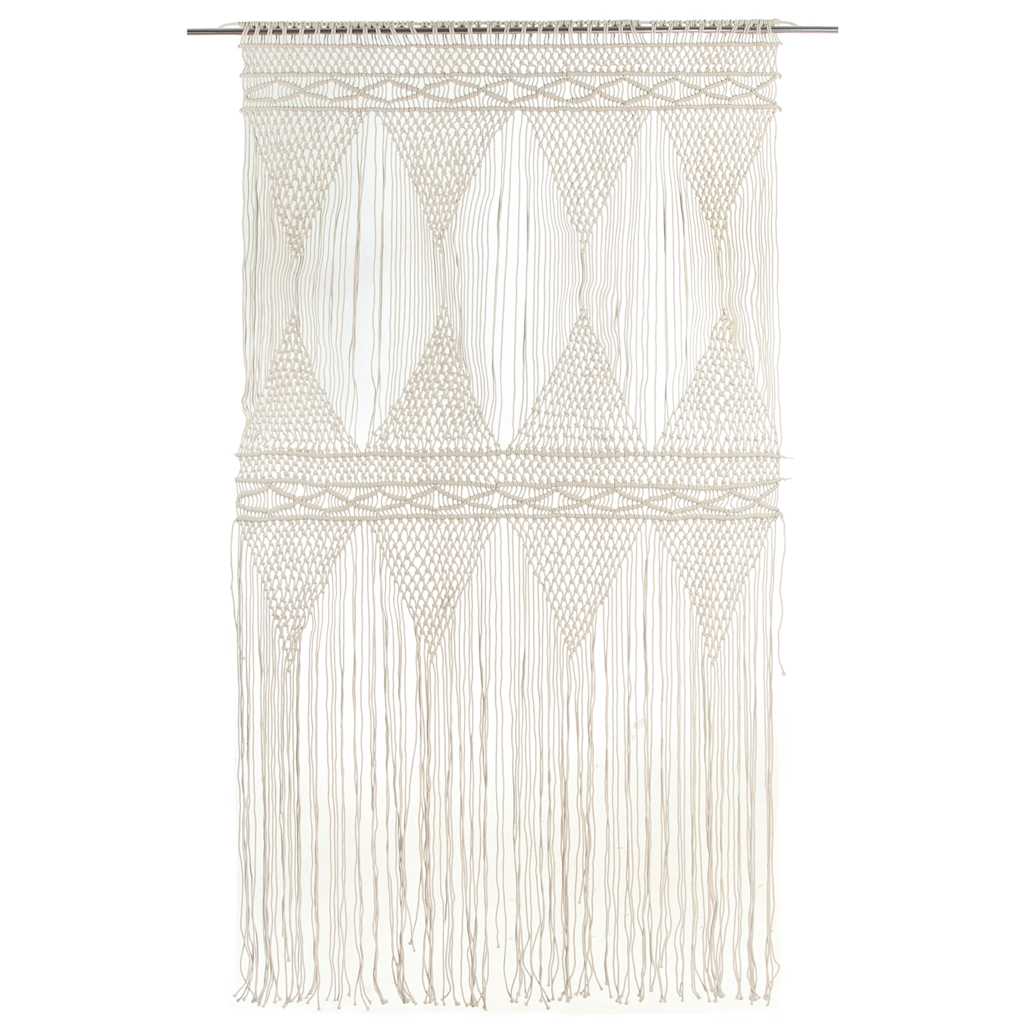 Macrame Curtain 140 x 240 cm Cotton