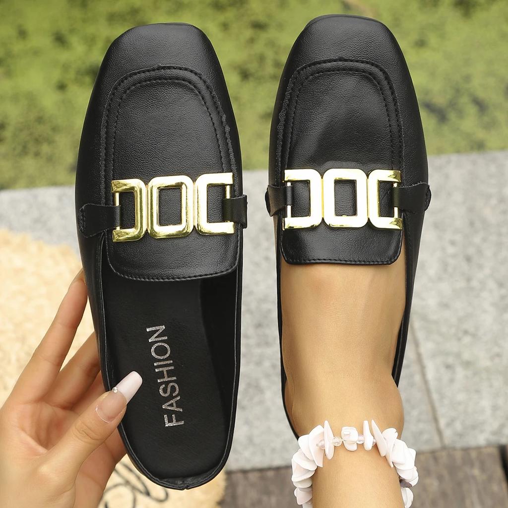 Fashion 2025 New Women Flats Shoes Fashion Vintage Leather Oxford Loafers Size 43 Comfy Casual Shallow Flats Sneakers Women