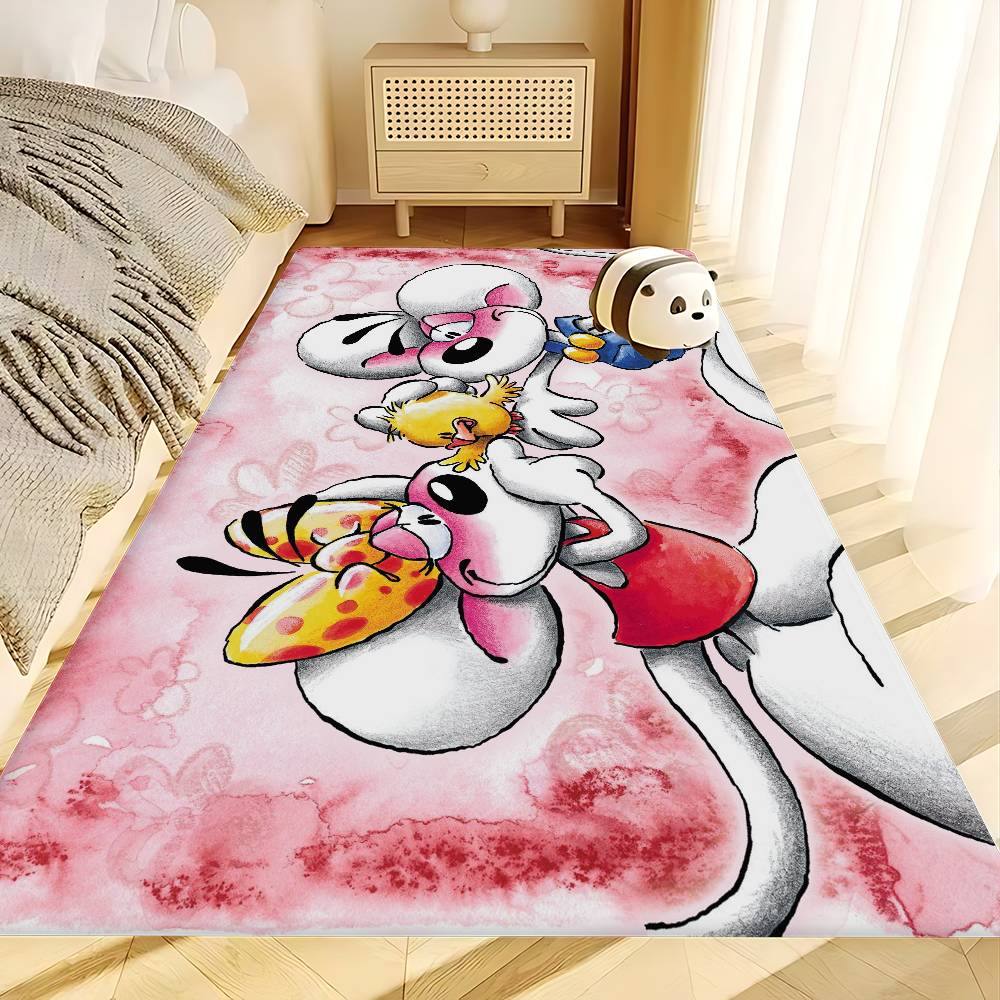 Popular Character D Diddl Cut Bathroom Mat Non Slip Laundry Room Mat Laundry Decor Balcony Child Living Room Toilet Rug