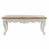 DKD Home Decor-Dining Table DKD Home Decor Aged Finish White Multicolor Natural Wood Mango Wood 120 X 61 X 49 Cm