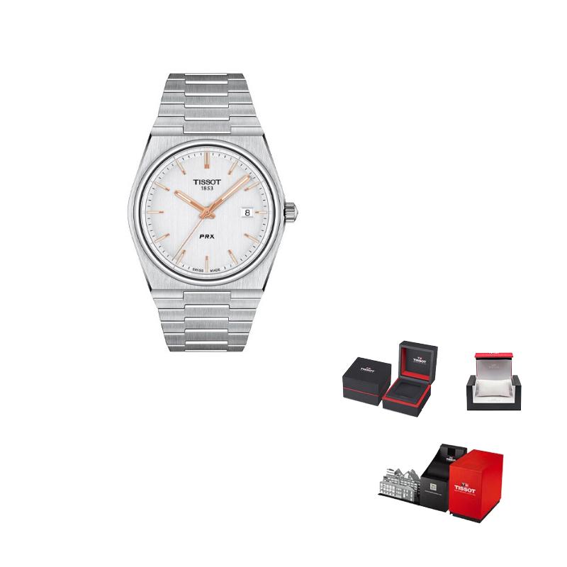 

TISSOT PRX Quartz Movement 100m Waterproof Men s Watch 40mm Silver Dial Stainless Steel Case T137.410.11.031.00 Silver Dial