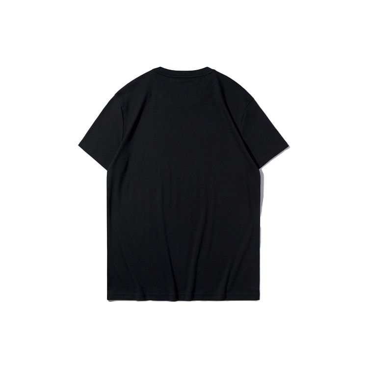 Li Ning Wade Series Multilingual Print Sports Short Sleeve T-Shirt Men Tops Black AHSP319-2