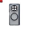For Honor Magic V6 Case Magnetic Matte Transparent With Camera Protection Cover Equipped With Central Hinge Protection Shell