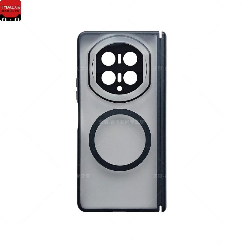For Honor Magic V6 Case Magnetic Matte Transparent With Camera Protection Cover Equipped With Central Hinge Protection Shell