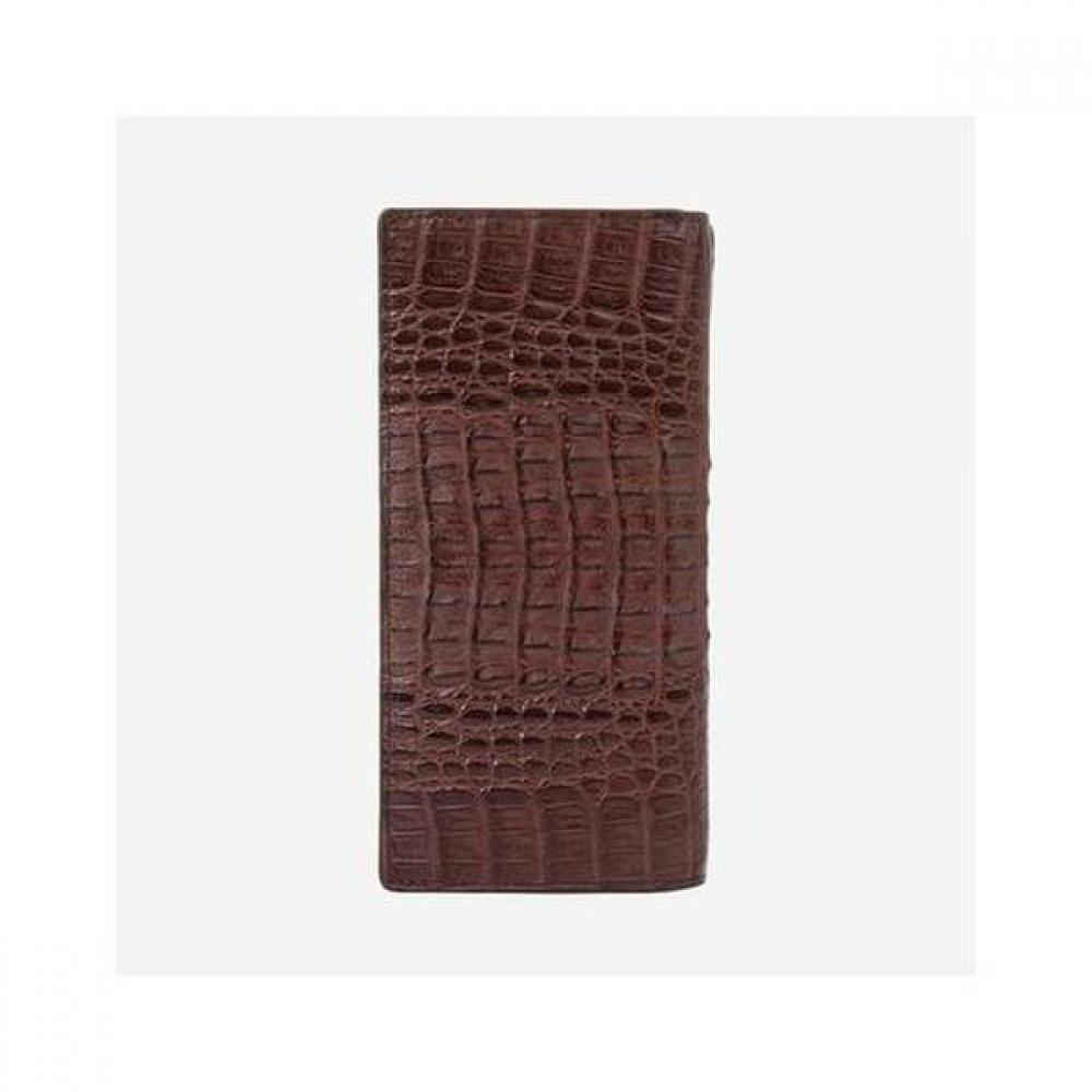 Daks Brown Crocodile Long Wallet Dbwa2f716w3
