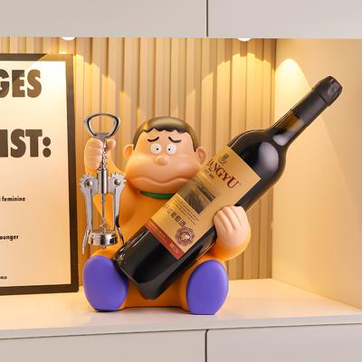 Kreative Niedliche Godatakeshi Weinregal Dekoration Wohnzimmer TV-Schrank High-End Heimdekoration für Freunde Weihnachtsgeschenk