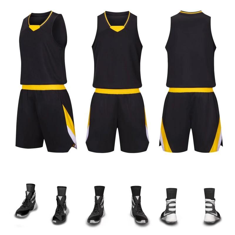Mens Basketball Uniform Set Sleeveless Single Shoulder Jersey Shorts Quick Dry Breathable Sweat Absorbent Adult Sports Wear