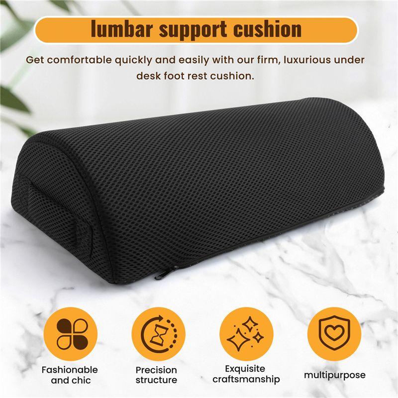 J1UL1N Ergonomic Feet Cushion Support Foot Rest Under Desk Feet Stool Foam Pillow Foam Footrest Massage