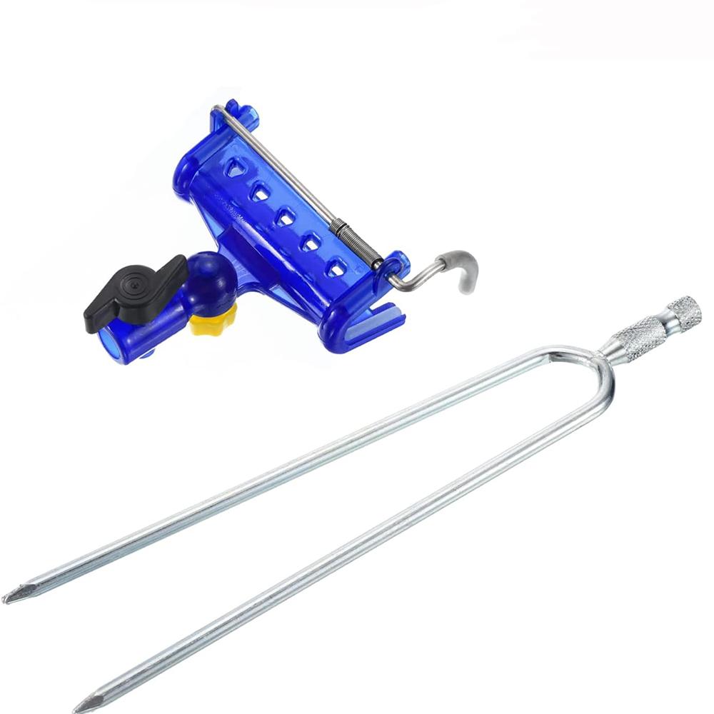 Fishing Rod Rack for Bank Fishing,Fishing Pole Holders for Ground 360 Degree Adjustable for Beach Gifts for Men Birthday Day