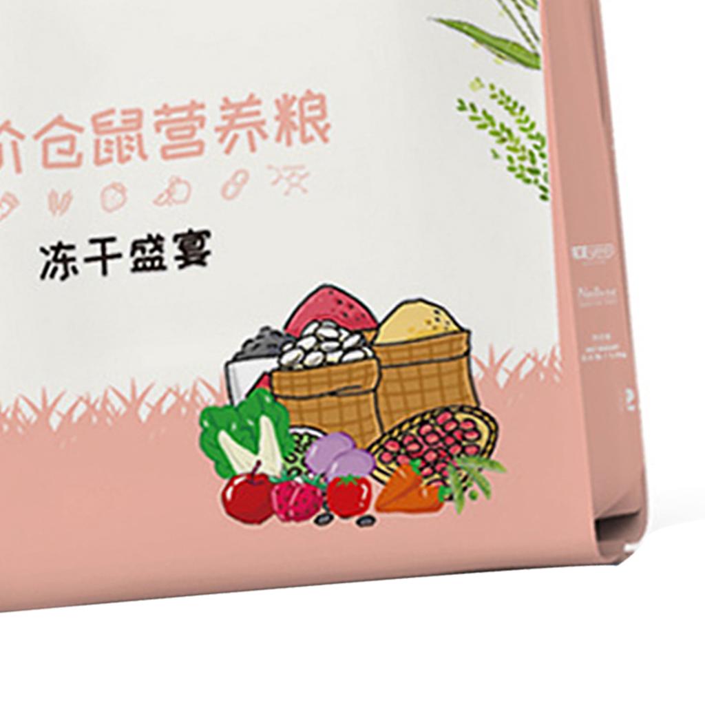 Hamster Food Balanced Nutrition Freeze Dried Hamster Feed for Hamster Hedgehog Syrian Hamster Fancy