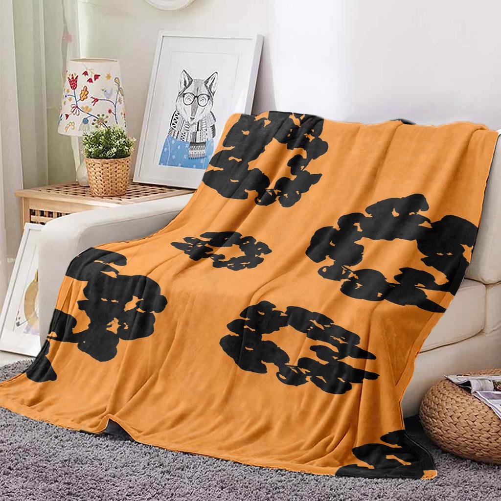 Luxury Comfort T-Tears Printed Soft Plush Blanket for Sofa Fashion Living Room Office Bedroom Travel Gift Single-sided