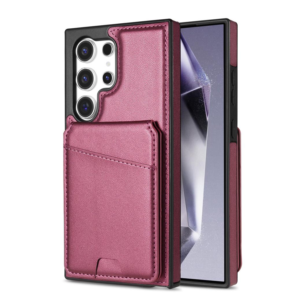 2 In 1 Detachable Vertical Cards Solt Wallet Leather Case For Samsung Galaxy S24 FE S25 Ultra S23 Plus S22 S21 A16 A55 A15 Cover