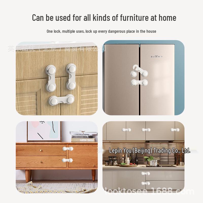 Child Safety Lock: Anti-Pick & Pinch Drawer, Fridge, Cabinet Protection