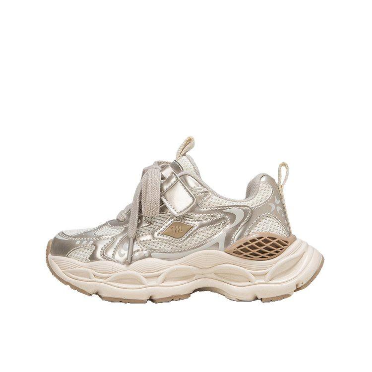 Girls' sneakers 2025 spring new breathable shoes Boys' casual dad shoes Older children's shoes Student running shoes