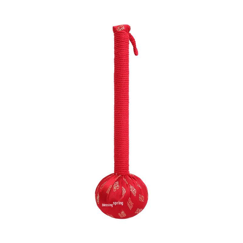 Baifu Red Mugwort Silk Massage Hammer - Custom Meridian Dredging Health Tool