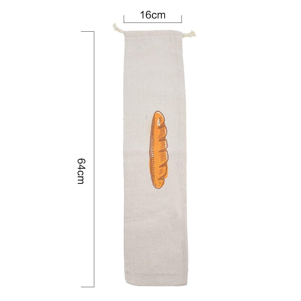 Reusable Linen Drawstring Bread Storage Bag Washable Storage Bag Food Organizer Homemade Kitchen Craftsman Bread Storage Bag